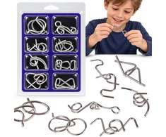 Jokomisiada Metal puzzle - logical puzzle 8-piece arcade puzzle ZA6555