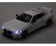 Jokomisiada Metal Sports Car BMW 3.0 CSL 1:34 with Sound and Light Effects ZA5948