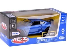 Jokomisiada Metal Sports Car Toyota GR86 1:28 with Sound and Light Effects ZA5947