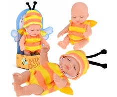 Jokomisiada Mini Baby Doll Bee 11 cm Movable Arms, Legs and Head ZA6454