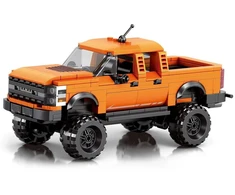 Jokomisiada Oranžinis Off-Road Pickup Truck Building Blocks 423 Pieces ZA6631