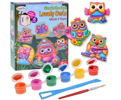 Jokomisiada OWL Glow-in-the-Dark DIY Magnet Making Kit ZA6406