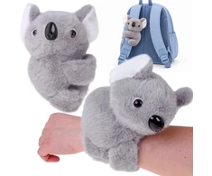 Jokomisiada Plush animal wristband, pilka KOALA - soft, flexible ZA6260