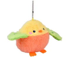 Jokomisiada Plush Exotic Rascal Bird with Squeaker and Pendant, 11 cm ZA6426