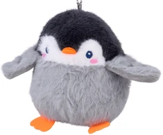 Jokomisiada Plush Penguin with Squeaker, Backpack Pendant, 11 cm ZA6426