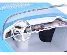 Jokomisiada Remote Control Car Retro Cadillac with Doll – Stylish Driver, Ride with Class RC0746