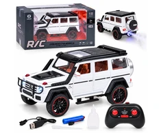 Jokomisiada Remote-Controlled Brabus G800 Metal Car with Opening Doors and LED Lights RC0771