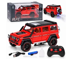 Jokomisiada Remote-Controlled Brabus G800 Metal Car with Opening Doors and LED Lights RC0771