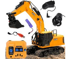 Jokomisiada Remote controlled excavator licensed by JCB + 3 attachments RC0790