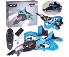 Jokomisiada Remote Controlled Fighter Drone Raptor Light Quadcopter RC0726 NI