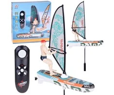 Jokomisiada Remote-controlled, luminous WINDSURFER floating with remote control RC0740