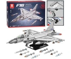 Jokomisiada Reobrix F16 naikintojas lėktuvų statybos blokeliai