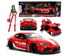 Jokomisiada Robotech Metal Car: Miriya Sterling &amp; 2020 Toyota Supra 1:24 ZA6184