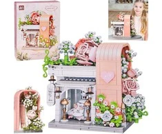Jokomisiada Romantic wedding hall with a showcase + flowers and a dress 1047-piece ZA5739