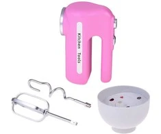 Jokomisiada Rožinė interactive MIXER with two attachments Food processor + bowl ZA5869