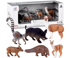 Jokomisiada Figūrėlės gyvūnai „Safari Lama Lemur Warthog