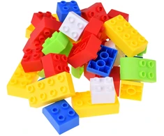 Jokomisiada Pusiau minkštos ir sensorinės konstruktoriaus kaladėlės dėžutėje, 41 detalė ZA6247