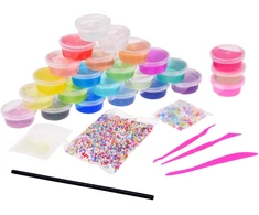 Jokomisiada Slime Making Kit 32 Pieces 26 Colors Slime Accessories ZA6428