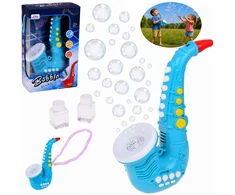 Jokomisiada Soap bubbles - SAXOPHONE bubble machine Sound + light ZA6154 NI