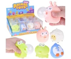 Jokomisiada Squishy Anti-stress toy animal with bubble gum ZA5734
