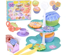 Jokomisiada Tea Party Set with Magic Colour-Changing Cookies and Serving Stand ZA6462