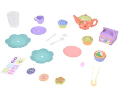 Jokomisiada Tea Party Set with Magic Colour-Changing Cookies and Serving Stand ZA6462