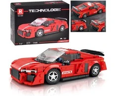 Jokomisiada Technical blocks Car Raudonas in the style of a sports coupe 373-piece ZA5782