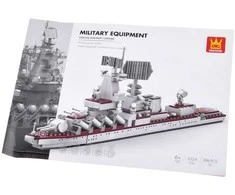 Jokomisiada Technical blocks military ship cruiser Varyag 396 pieces ZA5674
