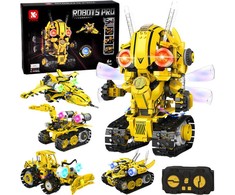 Jokomisiada Technical Blocks Robots Pro 5-in-1 rinkinys Nuotolinio valdymo pultas + LED lemputė, 673 vnt. RC0743
