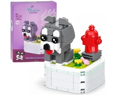 Jokomisiada Technical blocks Series: dogs on a base Schnauzer 176ele ZA6620 F