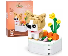 Jokomisiada Technical blocks Series: dogs on a base Shiba Inu 210ele ZA6620 H