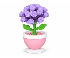 Jokomisiada Technical blocks Series: Flowers in a mini pot HORTENSJA 108pcs ZA6289 D