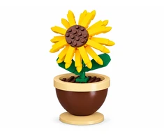 Jokomisiada Technical blocks Series: Flowers in a mini pot SUNFLOWER 88pcs ZA6289 A