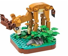 Jokomisiada Technical blocks Series: Wild land animals ANTELOPE 130pcs ZA5852 D