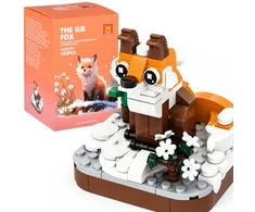 Jokomisiada Technical blocks Series: Wild land animals LIS 142pcs ZA5852 C