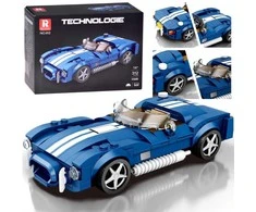 Jokomisiada Technical blocks Sports car mėlynas classic roadster 312-piece ZA5792