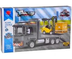 Jokomisiada Technical blocks VEHICLES 1:42 - Truck with trailer and forklift 404ele ZA5722