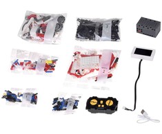 Jokomisiada Technical Building Blocks Robots Pro 5-in-1 Set with Remote Control and LED Screen RC0741