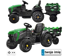 Jokomisiada Tractor for a battery for children + trailer PA0240