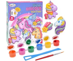 Jokomisiada UNICORN Glitter Magnet Making Kit - DIY Magnets ZA6406