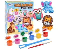 Jokomisiada WILD ANIMALS DIY Magnet Making Kit ZA6407