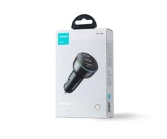 Joyroom automobilinis įkroviklis 70 W su 3 prievadais: USB, 2 x USB C juodas (JR-CL26)