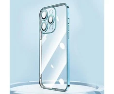 Dėklas Joyroom Chery Mirror Case Cover for Apple iPhone 13 Pro su metaliniu rėmeliu Sidabrinis (JR-BP908 sidabrinės spalvos)