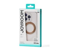 Joyroom JR-16JL6 itin plonas „iPhone 16 Pro“ dėklas su „MagSafe“ ir 360° žiediniu stovu – auksinis