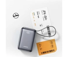 Joyroom JR-PBF29 20000mAh 22.5W išorinė baterija su dvigubu laidu - Juodas