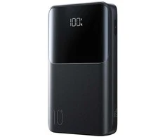 Joyroom JR-QP191 Star Series Mini 10000mAh 22.5W Powerbank with Digital Ekranas - Juodas