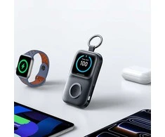 Joyroom JR-W19 5000mAh Powerbank with 5W Wireless Watch Charging - Juodas