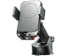 Joyroom JR-ZS241S car mount with inductive charger skirtas dashboard – juodos spalvos