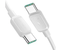 Kabelis Joyroom S-A14 USB-C – USB-C 60W 1,2m – baltos spalvos