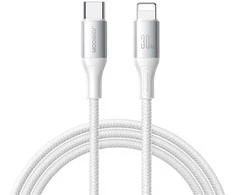 Joyroom S-A28 Flash Series 30W USB-C - Lightning cable 2m - baltas